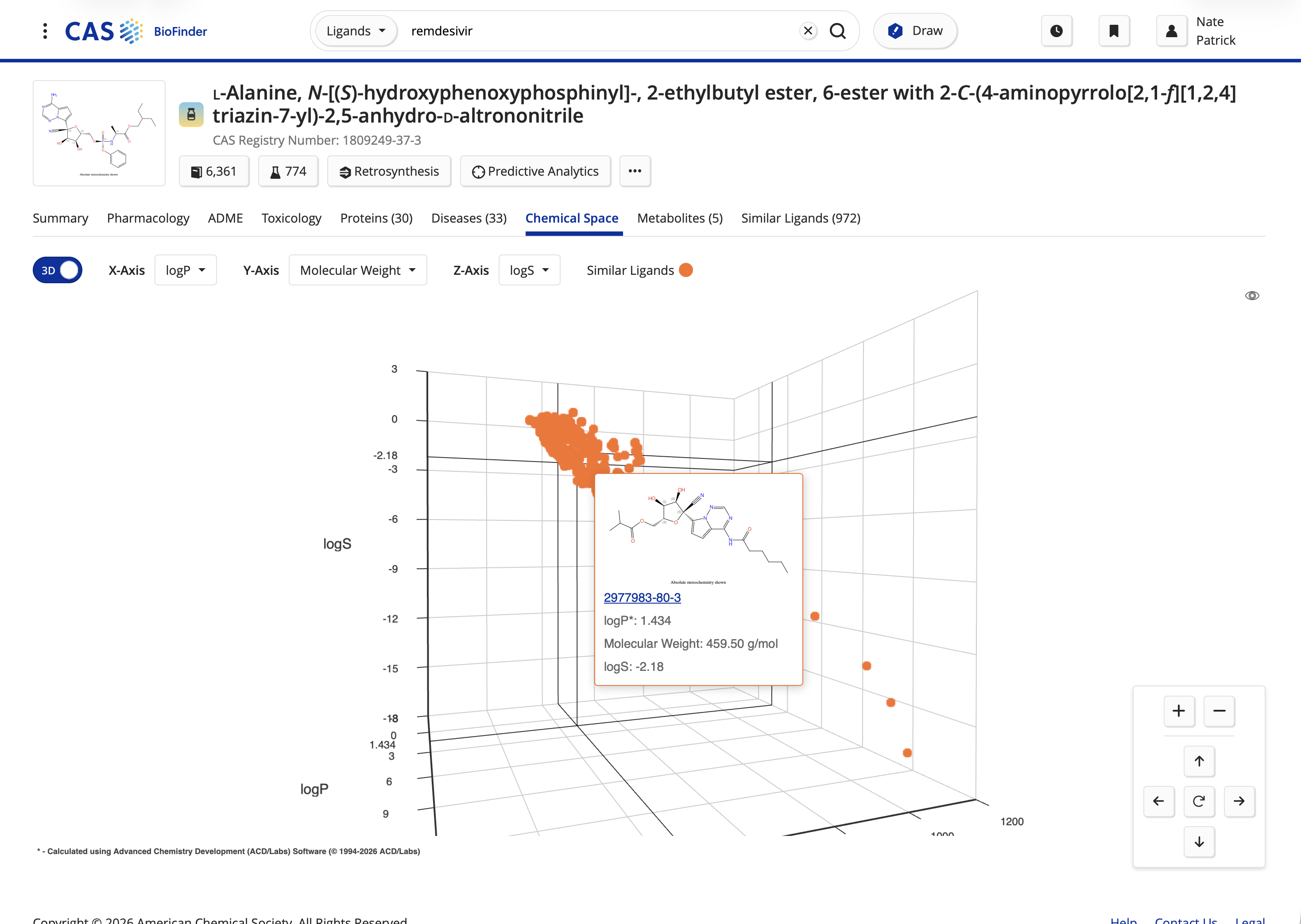 BioFinder v2 Chemspace visualization mapping chemical similarity