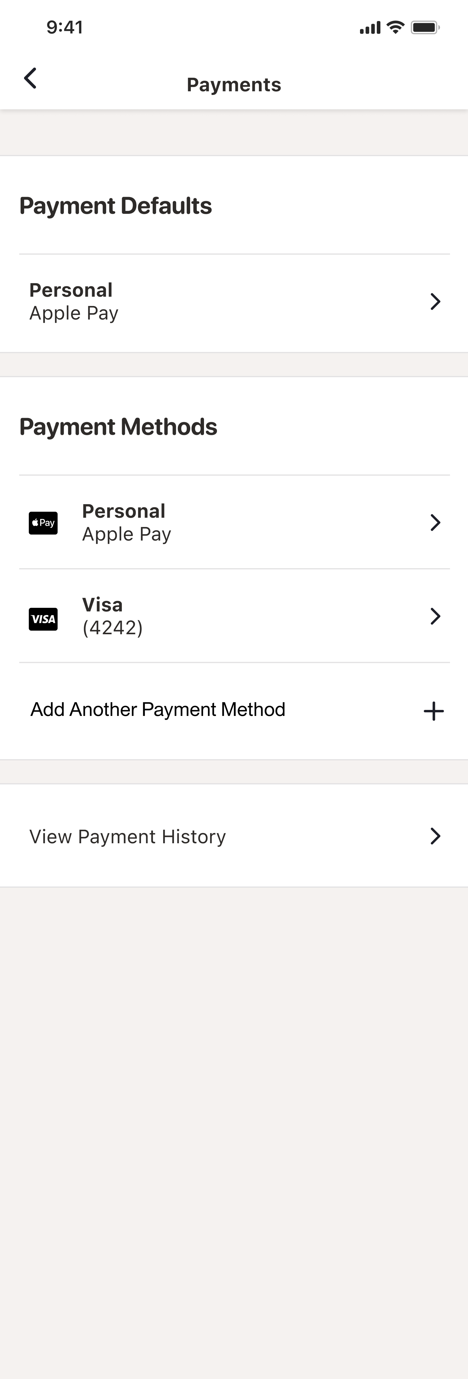 Payment management